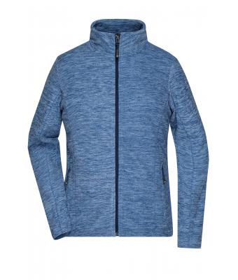 Ladies Ladies' Fleece Jacket Blue-melange/navy 8428