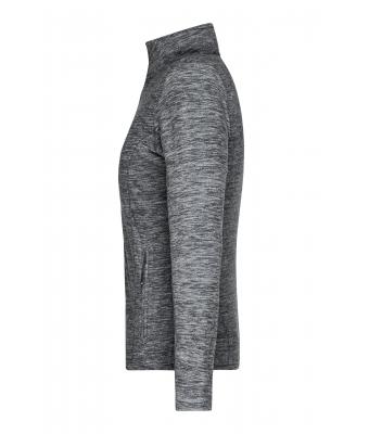 Dames Ladies' Fleece Jacket Grijs-melange/antraciet 8428
