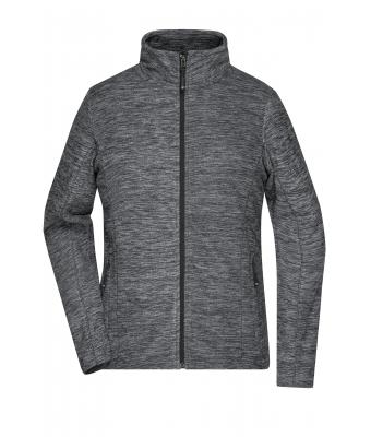 Dames Ladies' Fleece Jacket Grijs-melange/antraciet 8428