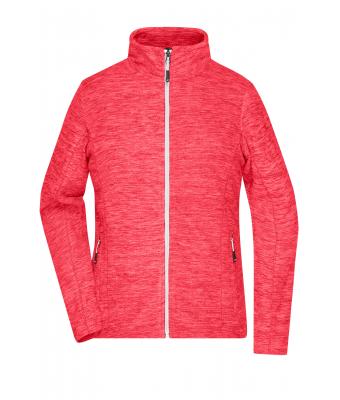 Ladies Ladies' Fleece Jacket Coral-melange/white 8428