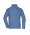 Men Men's Fleece Jacket Blue-melange/navy 8427