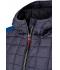 Damen Ladies' Knitted Hybrid Jacket Royal-melange/anthracite-melange 8500