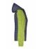Ladies Ladies' Knitted Hybrid Jacket Kiwi-melange/anthracite-melange 8500