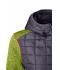 Ladies Ladies' Knitted Hybrid Jacket Kiwi-melange/anthracite-melange 8500