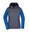 Femme Veste tricot hybride femme Royal-mélange/anthracite-mélange 8500