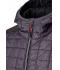 Herren Men's Knitted Hybrid Jacket Grey-melange/anthracite-melange 8501