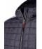 Herren Men's Knitted Hybrid Jacket Light-melange/anthracite-melange 8501