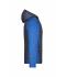 Herren Men's Knitted Hybrid Jacket Royal-melange/anthracite-melange 8501