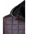 Men Men's Knitted Hybrid Jacket Grey-melange/anthracite-melange 8501