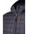 Men Men's Knitted Hybrid Jacket Light-melange/anthracite-melange 8501