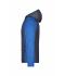 Men Men's Knitted Hybrid Jacket Royal-melange/anthracite-melange 8501