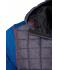 Men Men's Knitted Hybrid Jacket Royal-melange/anthracite-melange 8501