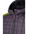 Heren Men's Knitted Hybrid Jacket Kiwi-melange/antraciet-melange 8501