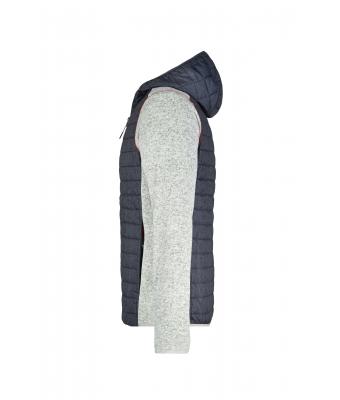 Homme Veste tricot hybride homme Mélange-clair/anthracite-mélange 8501