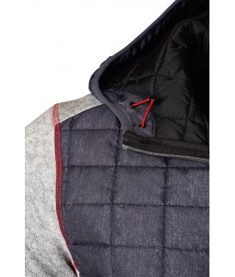 Homme Veste tricot hybride homme Mélange-clair/anthracite-mélange 8501