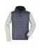 Homme Veste tricot hybride homme Mélange-clair/anthracite-mélange 8501