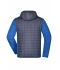 Homme Veste tricot hybride homme Royal-mélange/anthracite-mélange 8501