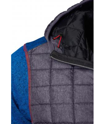 Homme Veste tricot hybride homme Royal-mélange/anthracite-mélange 8501