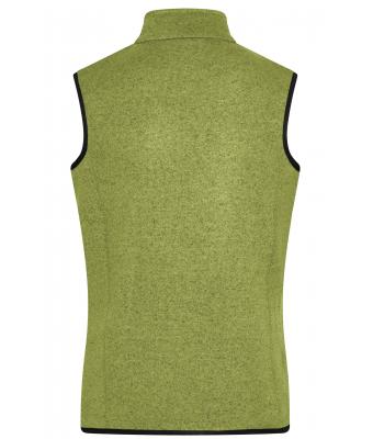Femme Veste polaire tricotée femme Kiwi-mélange/royal 8490