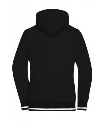 Damen Ladies' Club Sweat Jacket Black/white 8577