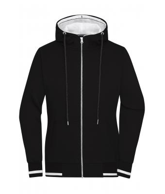 Damen Ladies' Club Sweat Jacket Black/white 8577