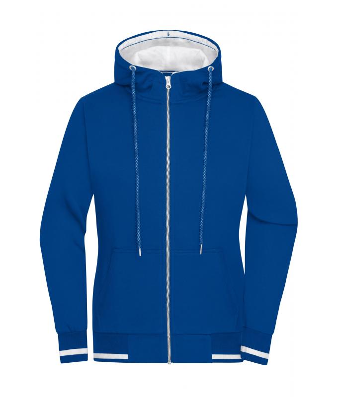 Damen Ladies' Club Sweat Jacket Royal/white 8577