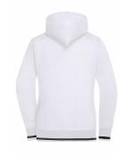 Damen Ladies' Club Sweat Jacket White/navy 8577