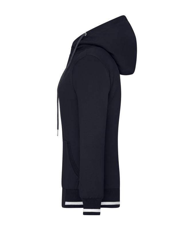 Ladies Ladies' Club Sweat Jacket Navy/white 8577