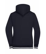 Ladies Ladies' Club Sweat Jacket Navy/white 8577