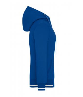 Ladies Ladies' Club Sweat Jacket Royal/white 8577