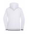 Ladies Ladies' Club Sweat Jacket White/navy 8577