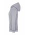 Dames Ladies' Club Sweat Jacket Heather grijs/wit 8577