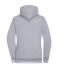 Dames Ladies' Club Sweat Jacket Heather grijs/wit 8577