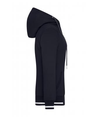 Dames Ladies' Club Sweat Jacket Navy/wit 8577