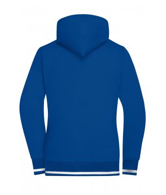 Dames Ladies' Club Sweat Jacket Royal/wit 8577