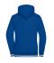 Dames Ladies' Club Sweat Jacket Royal/wit 8577