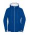 Dames Ladies' Club Sweat Jacket Royal/wit 8577