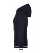 Femme Veste sweat-shirt femme Marine/blanc 8577