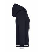 Femme Veste sweat-shirt femme Marine/blanc 8577
