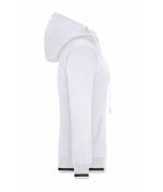 Femme Veste sweat-shirt femme Blanc/marine 8577