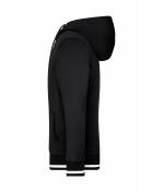Herren Men's Club Sweat Jacket Black/white 8578