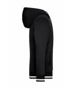 Herren Men's Club Sweat Jacket Black/white 8578