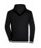 Herren Men's Club Sweat Jacket Black/white 8578