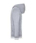 Herren Men's Club Sweat Jacket Grey-heather/white 8578