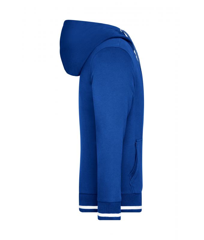 Herren Men's Club Sweat Jacket Royal/white 8578