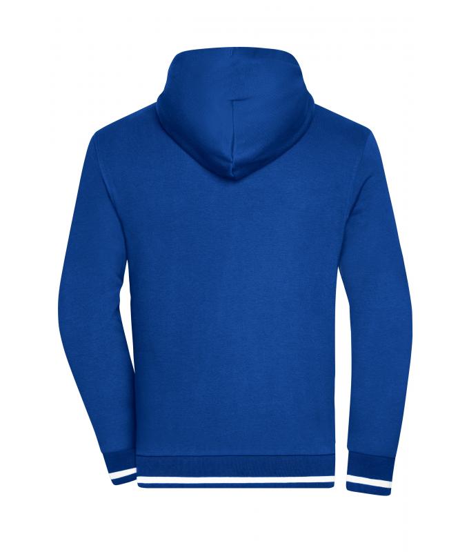 Herren Men's Club Sweat Jacket Royal/white 8578