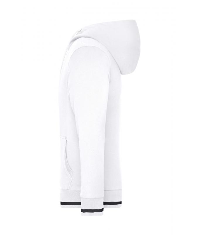 Herren Men's Club Sweat Jacket White/navy 8578
