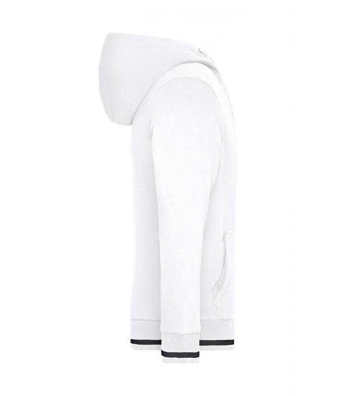 Herren Men's Club Sweat Jacket White/navy 8578
