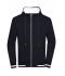 Men Men's Club Sweat Jacket Navy/white 8578