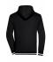 Heren Men's Club Sweat Jacket Zwart/wit 8578